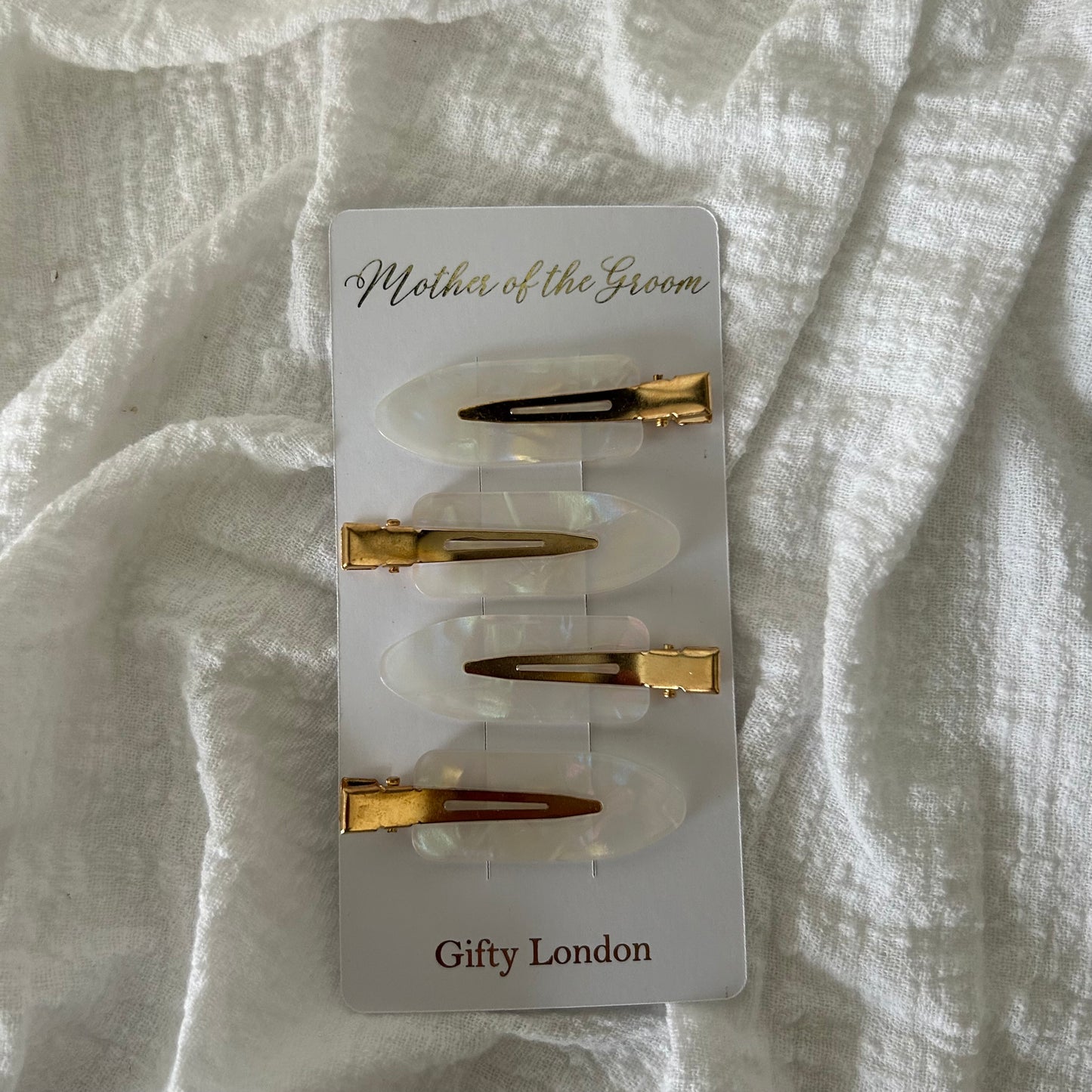 Pearl Slide Hair Clips