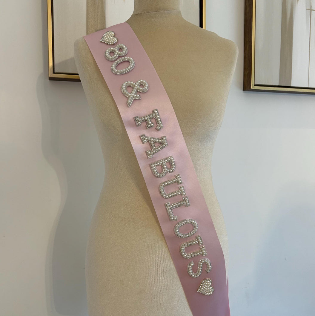 Birthday Fabulous Sash