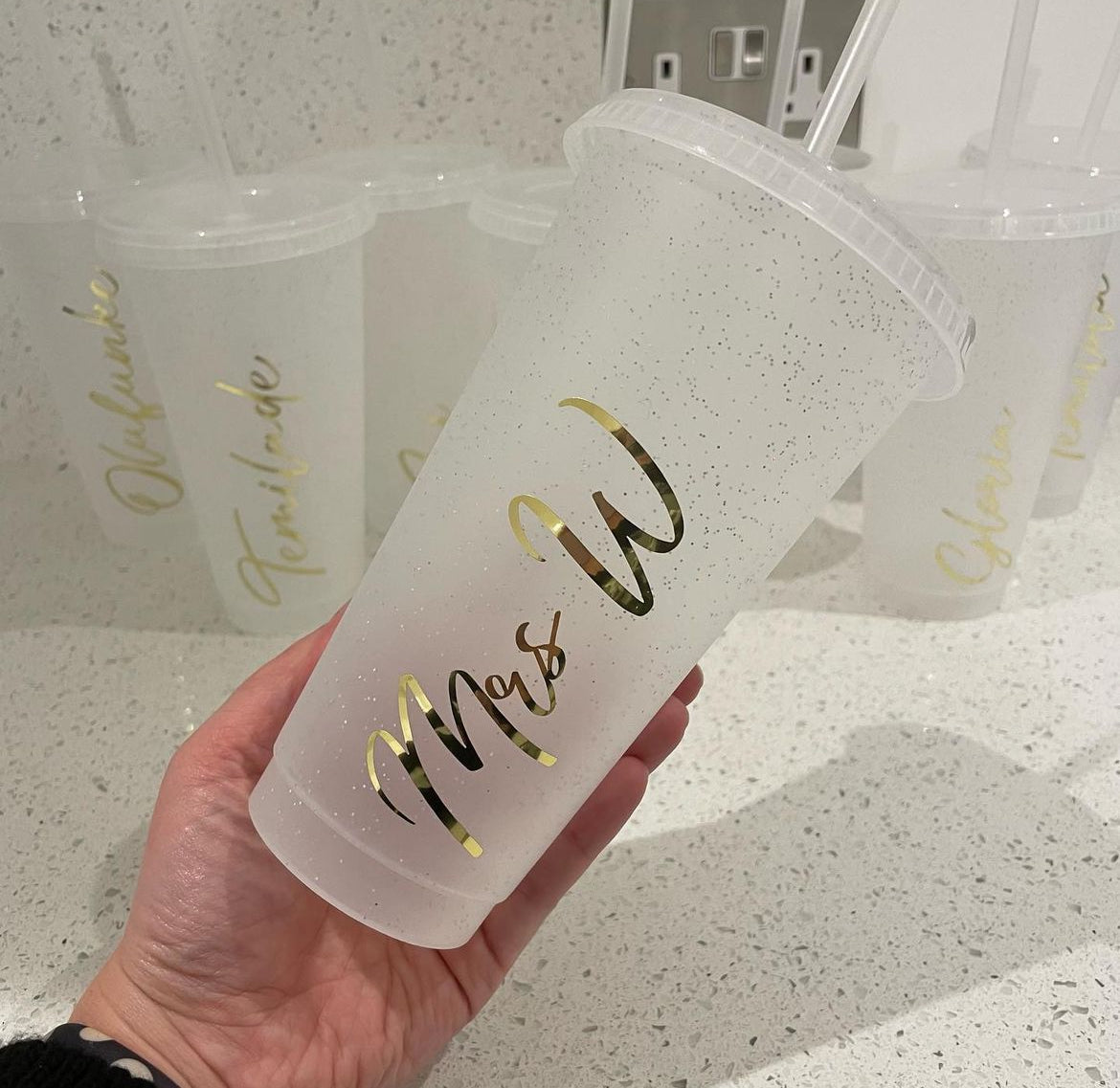 Glitter Cold Cups