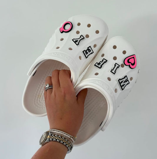 Wifey Croc Charms