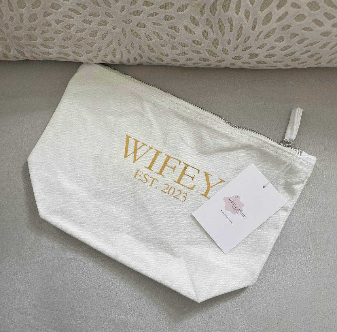 Wifey EST. Pouch