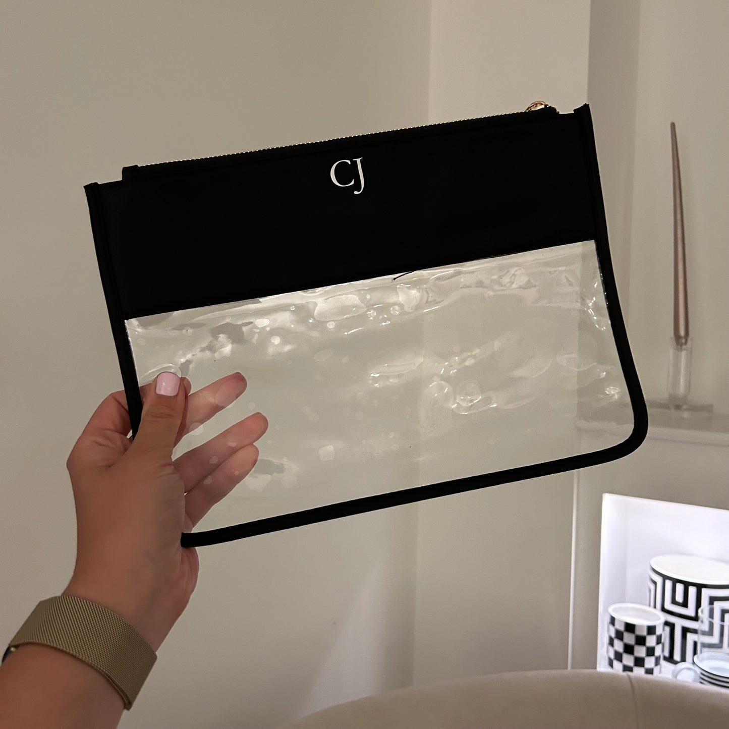 Personalised clear pouches