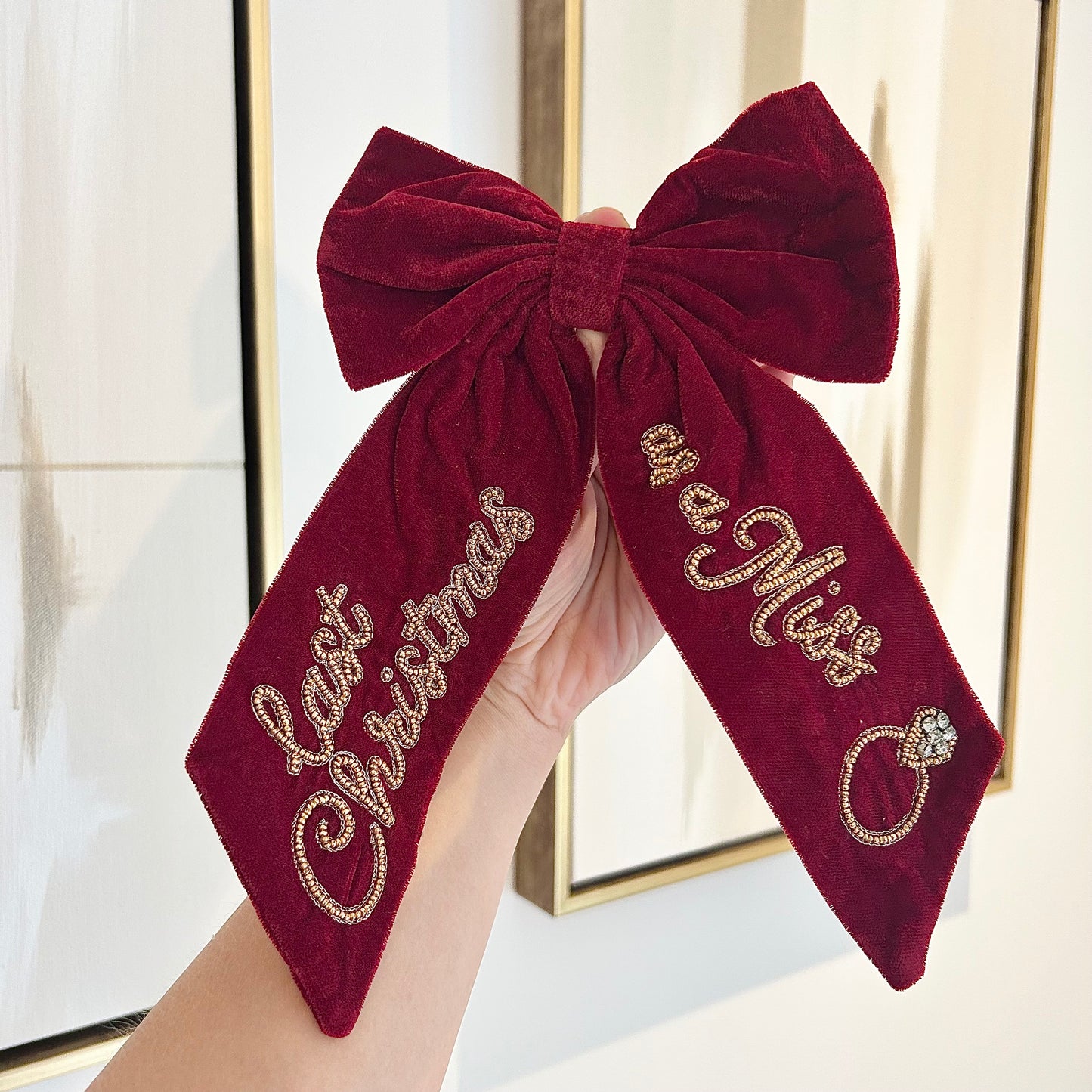 Last Christmas as a Miss Hair Bow