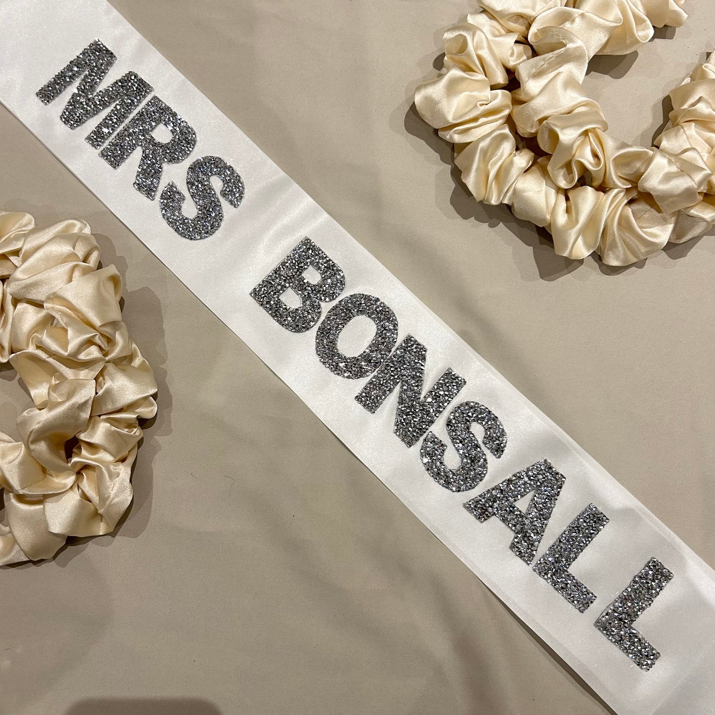 Mrs Surname Personalised Sash