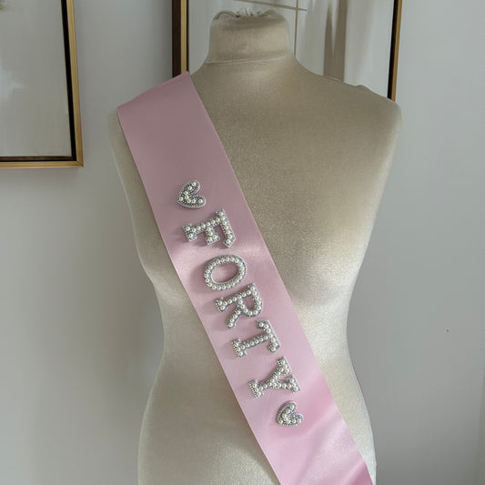 Coloured Birthday Sashes
