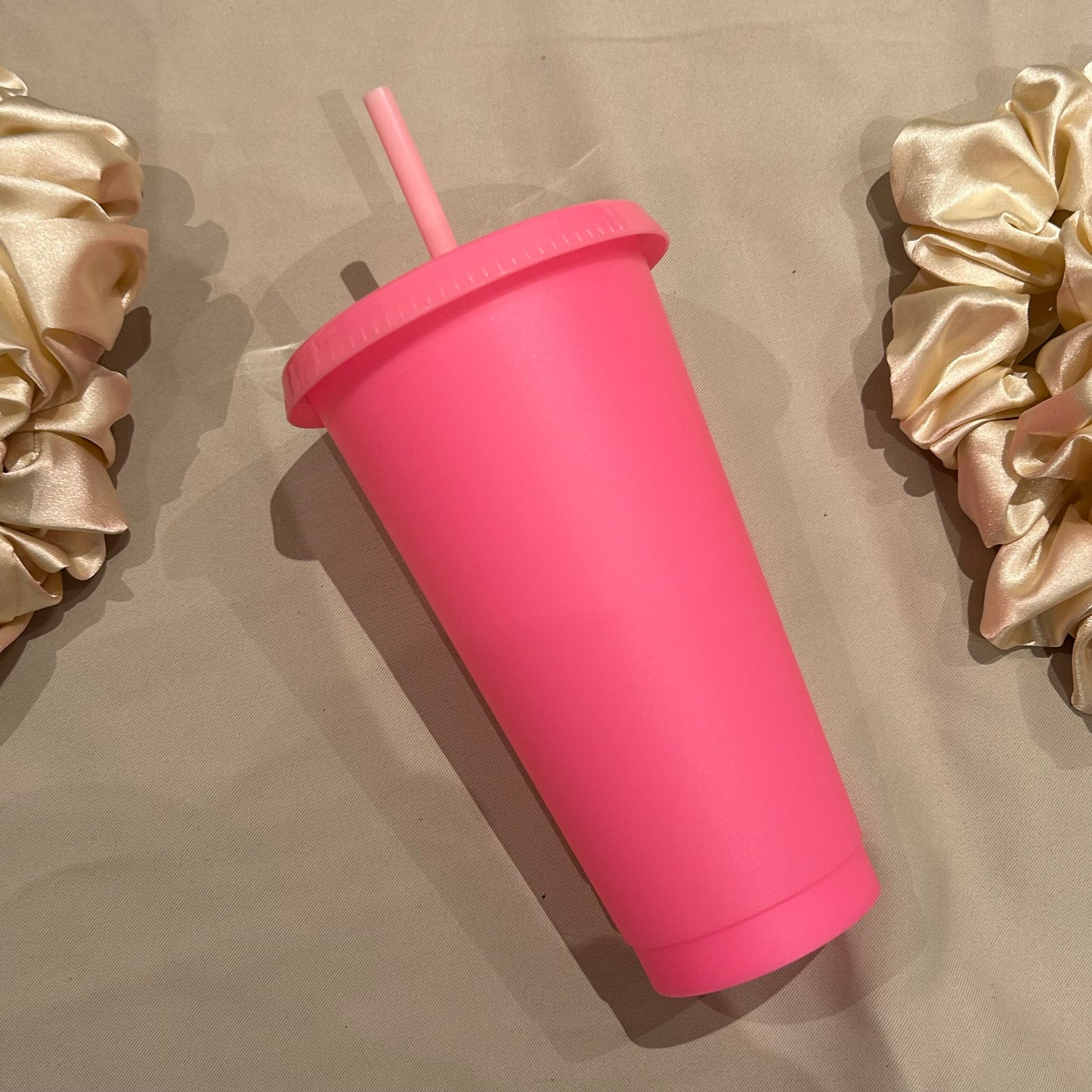 Pink Personalised Cold Cup