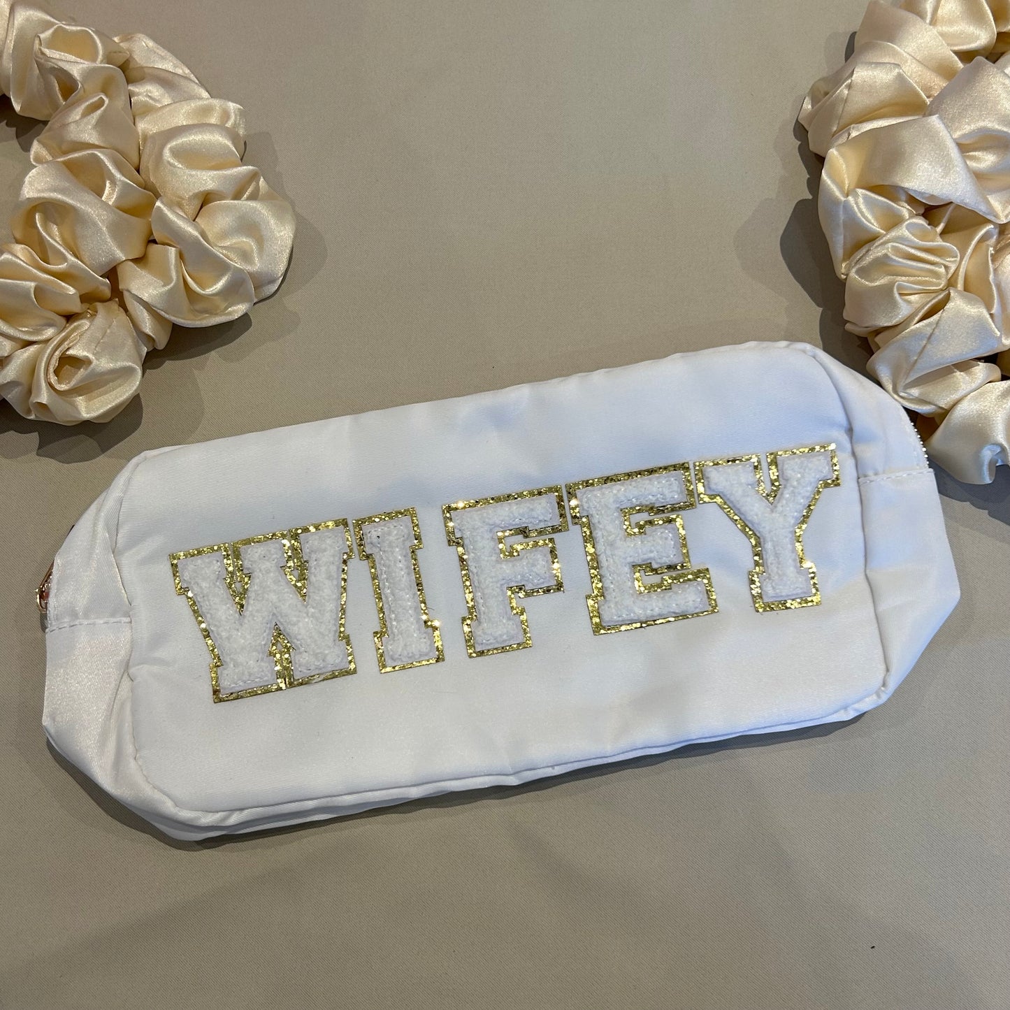 Wifey Personalised Patch Pouch