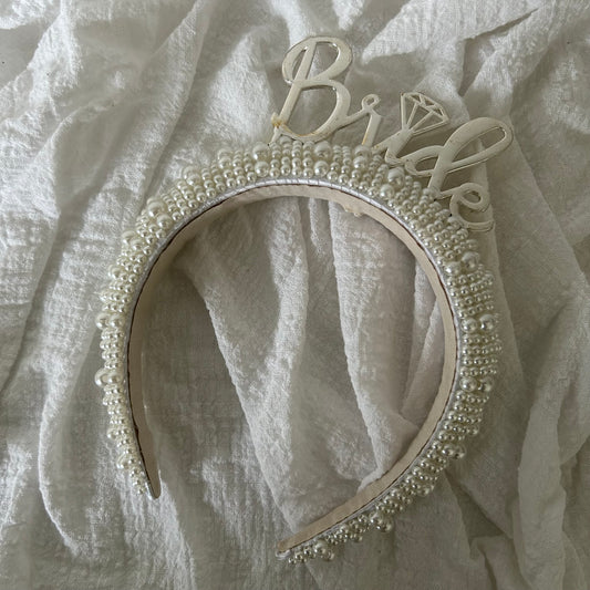 Bride Pearl Luxe Headband