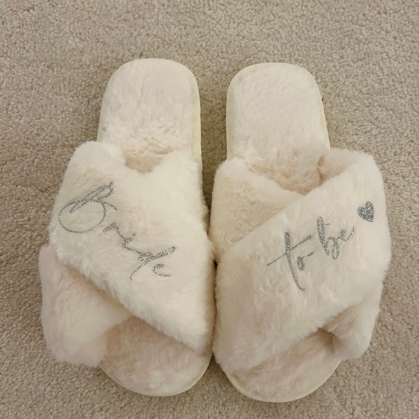 Personalised Glitter Slippers