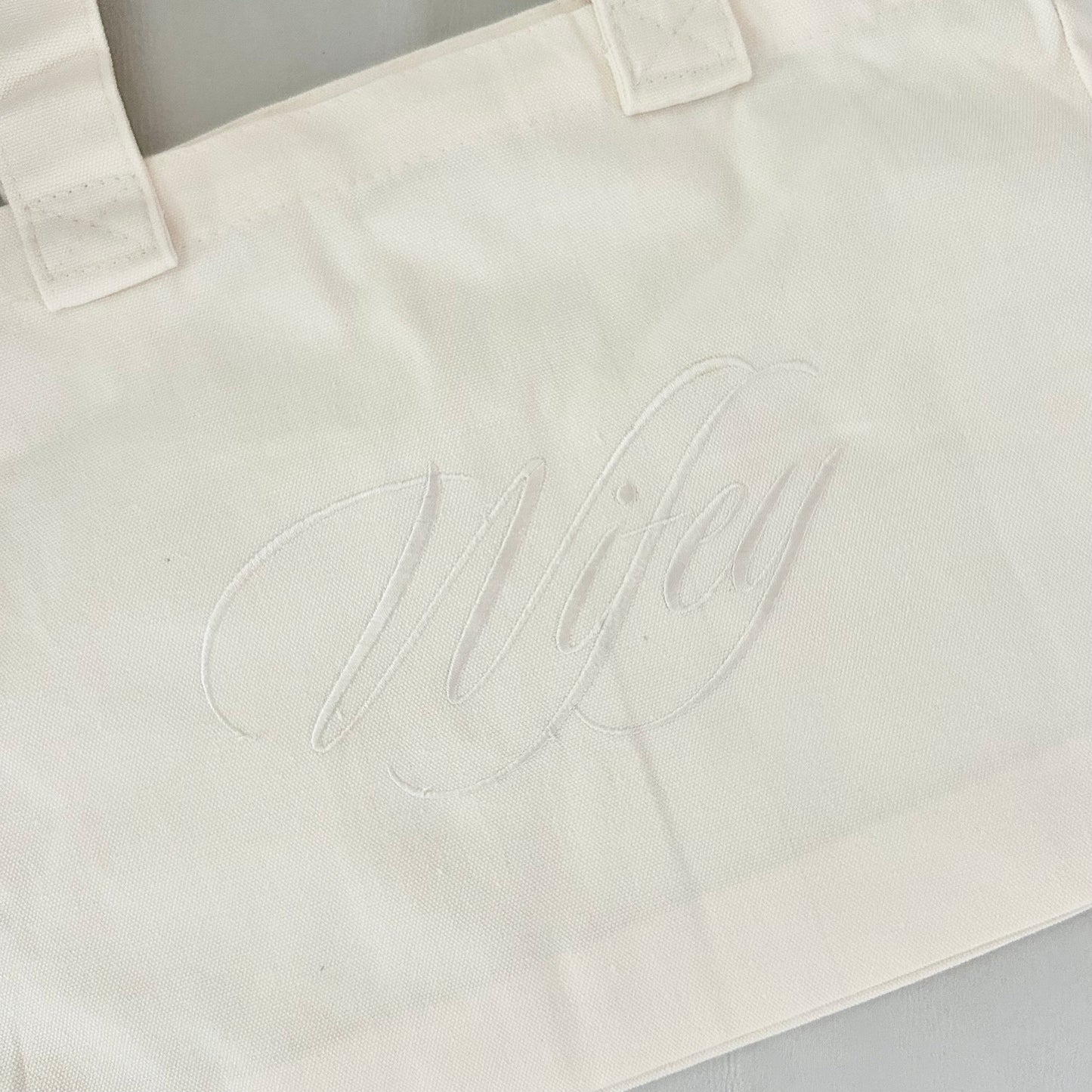 Embroidered Role Tote