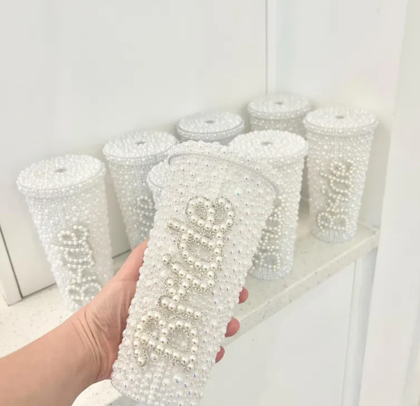 Bride Pearl Personalised Cold Cup