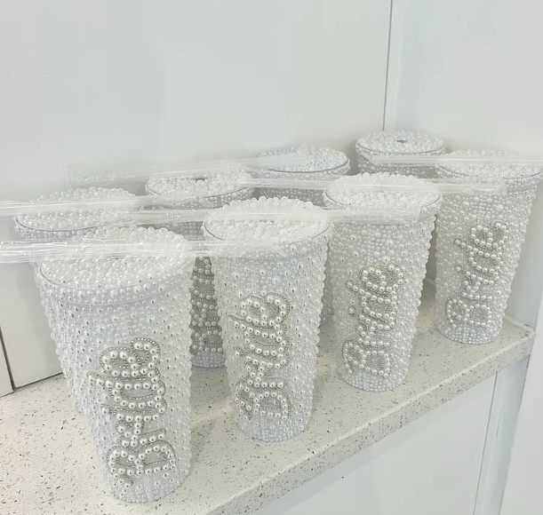 Bride Pearl Personalised Cold Cup