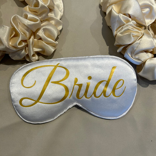 Bride eye mask