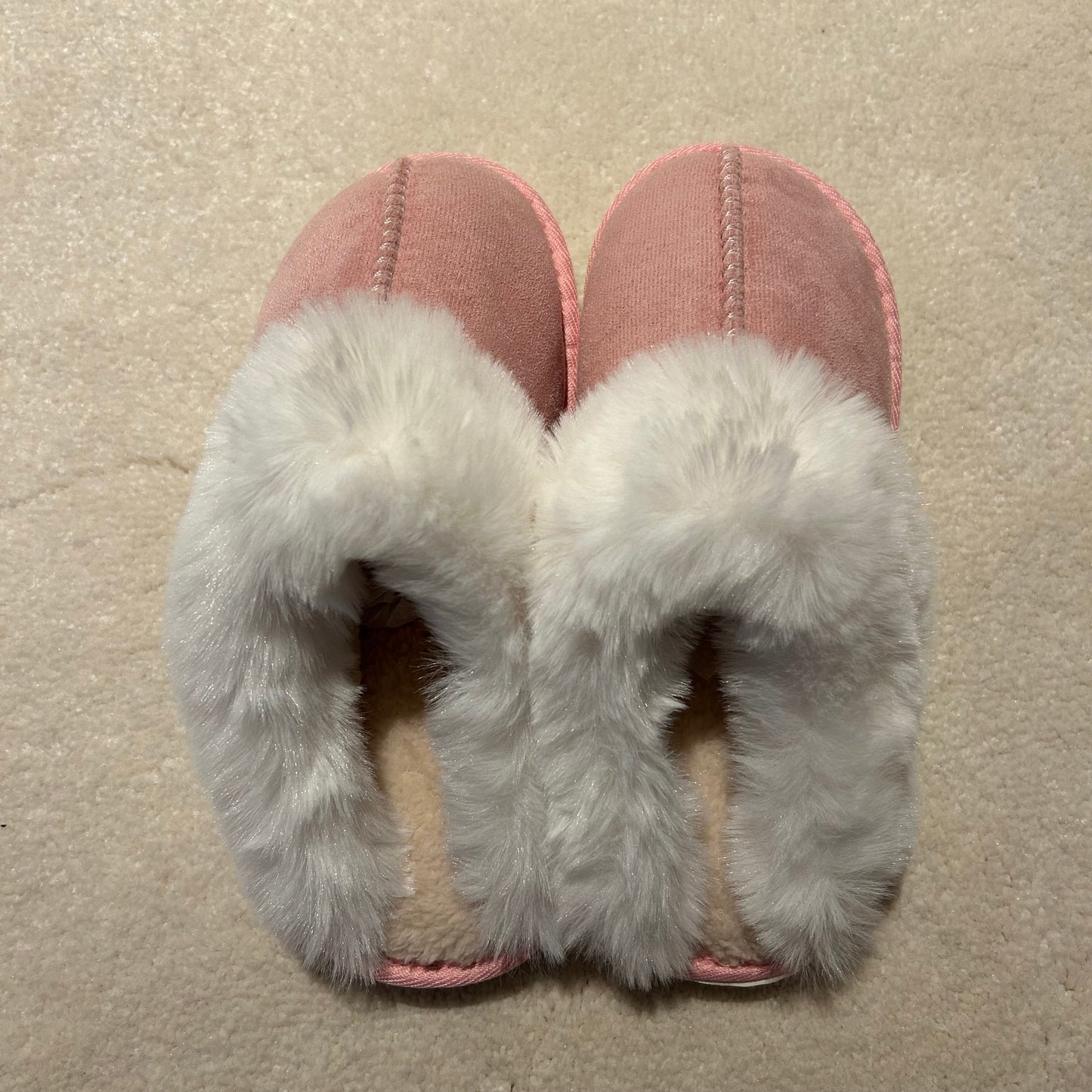 Furry / Fluffy Personalised Closed Toe Slippers