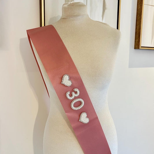 Birthday Age Sash
