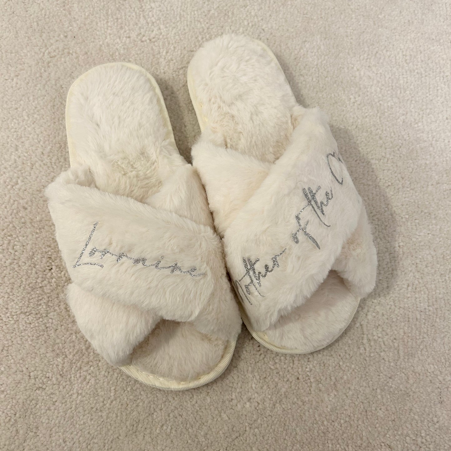 Personalised Glitter Slippers