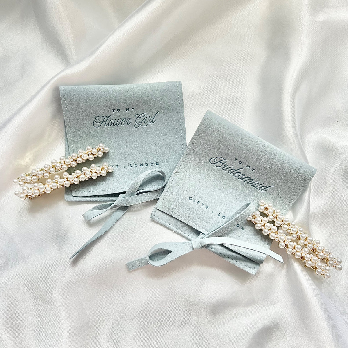 Bridesmaid Proposal Pearl Hair Clips | Wedding Party Gift