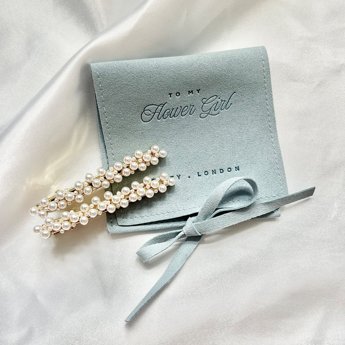 Bridesmaid Proposal Pearl Hair Clips | Wedding Party Gift