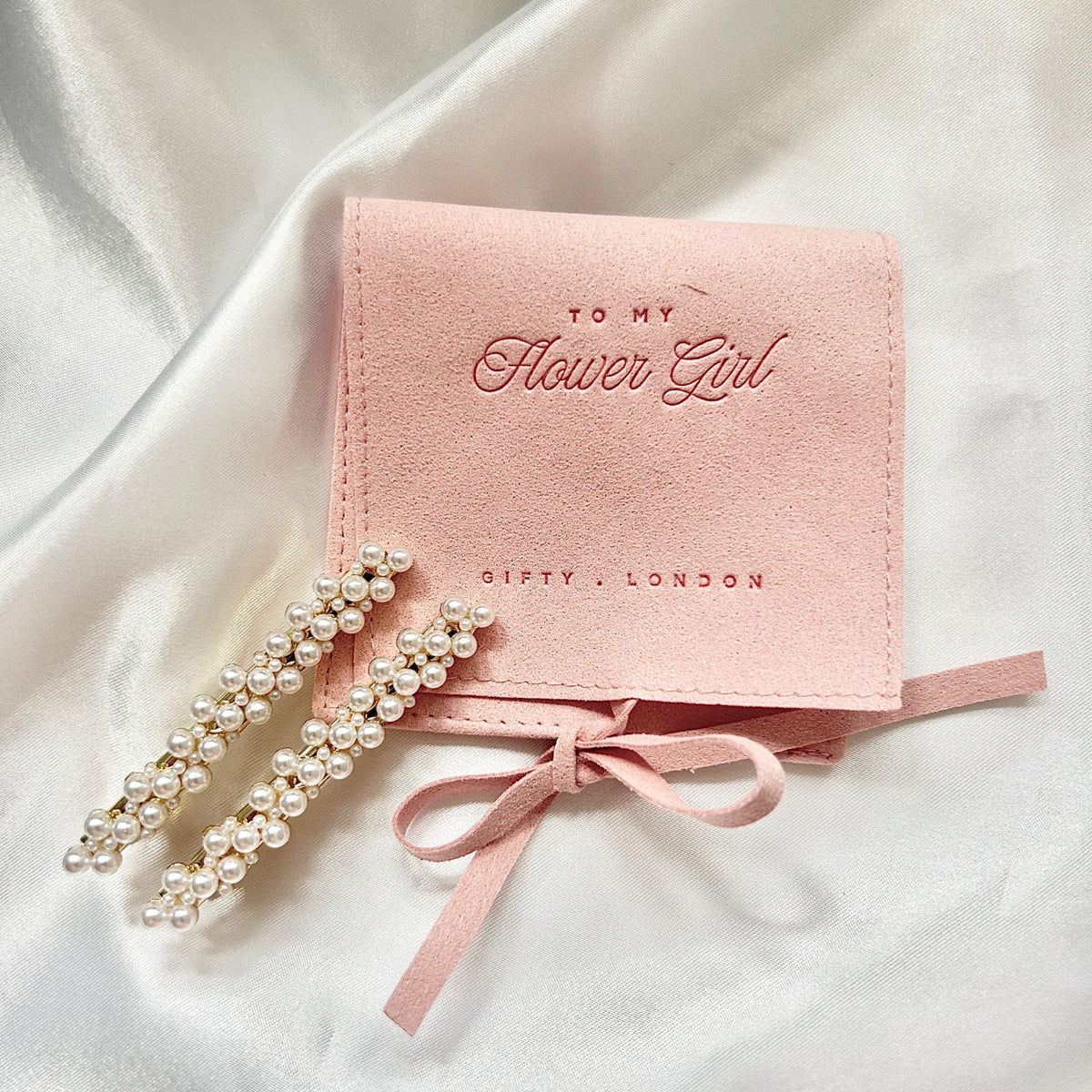 Bridesmaid Proposal Pearl Hair Clips | Wedding Party Gift