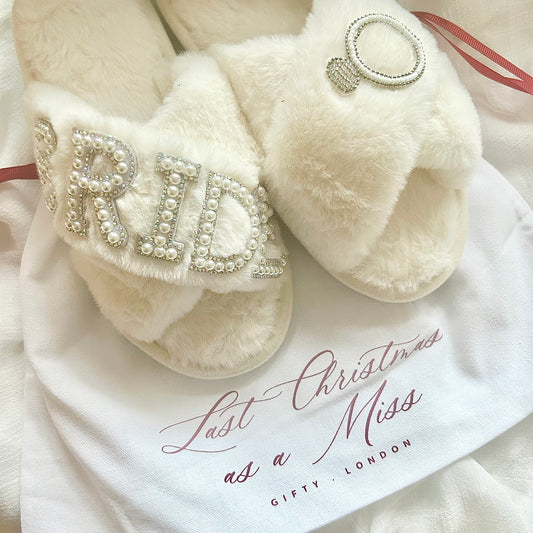 Bridal Last Christmas as a Miss Bridal Slippers